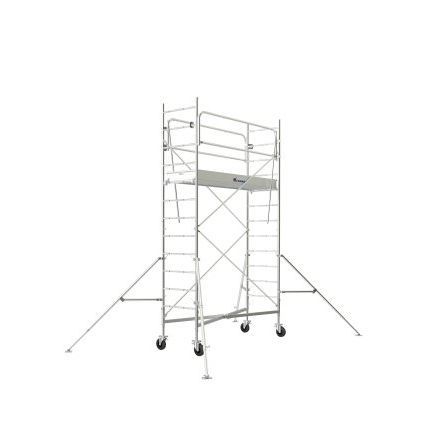 Mobile scaffolding tower - GENERIS 850 - TUBESCA - facade / modular / galvanised steel