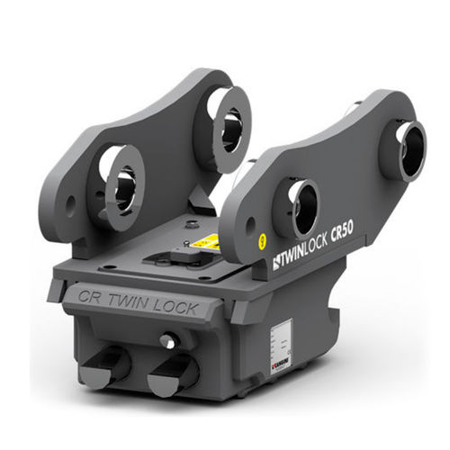 Excavator quick coupler CR series CANGINIBENNE for backhoe loaders