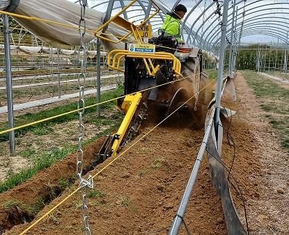Chain trencher - AFT45 - AFT TRENCHERS LIMITED - tractor-mounted / trailer-mounted / for tractors