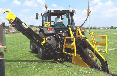 Chain trencher - AFT100 - AFT TRENCHERS LIMITED - tractor-mounted / for tractors / for sports fields