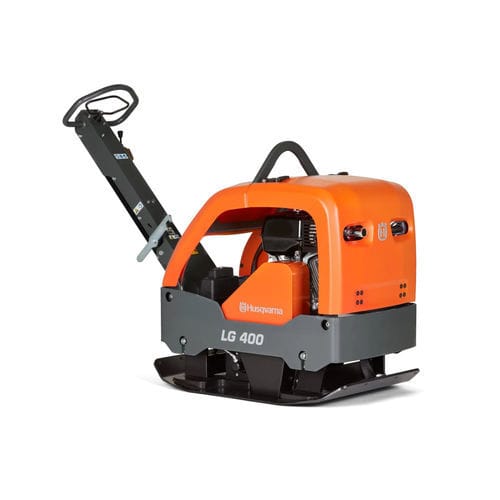 Forward travel vibratory plate - LG 400 - Husqvarna - reversible / bidirectional / gasoline engine