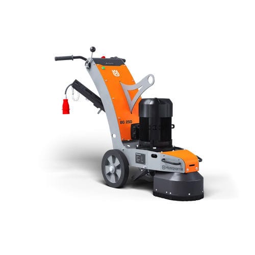 Single-disc floor grinder - BG 250 - Husqvarna - for concrete / three-phase / electric
