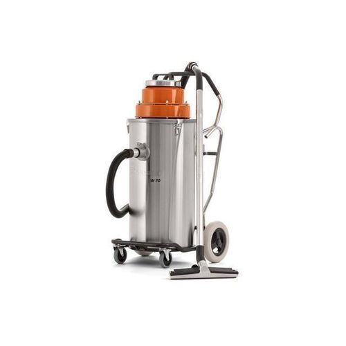 Industrial vacuum cleaner - W 70 - Husqvarna - wet / liquids / for drain oil