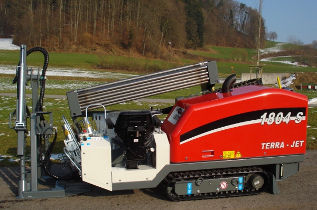Horizontal directional drilling rig - 4 - 6 t | TJ 1804 S  - TERRA - crawler / rotary / hydraulic