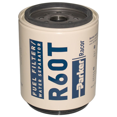 Water filter cartridge - R60T - Parker Racor Division - fuel / fine / plastic