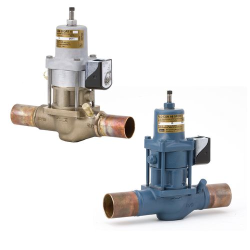 Gas pressure regulator - Flo-Con (S)PORT/ (S) PORTII - Parker Refrigerating Specialties Division - piston / spring / plug