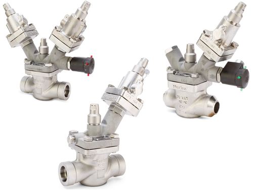 CO2 pressure regulator - P series - Parker Refrigerating Specialties Division - ammonia / cartridge / single-stage