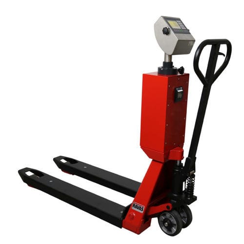 Scale pallet truck - ProLine 6200 - RAVAS Europe B.V. - hand / 12 V / wide