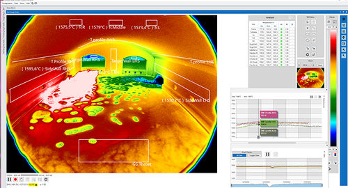 Monitoring software - IMAGEPro Glass - Ametek Land - temperature analysis / control / image-processing