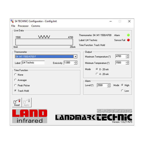 Monitoring software - Landmark  - Ametek Land - interface / configuration / communications