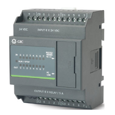 Compact PLC - PC10EA04001N - General Industrial Controls (P) Ltd. - mini / analog inputs / Modbus RTU