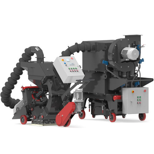 Turbine shot blasting machine - Cym Materiales - for concrete / ground / mobile