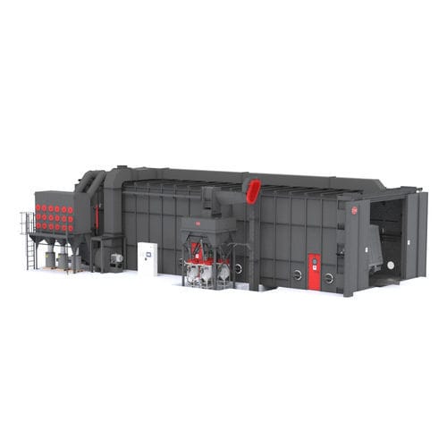 Pressure blast room - Cym Materiales - automatic / conveyor