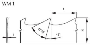 Bandsaw blade - 40 WM series - Pilana - TCT / for wood