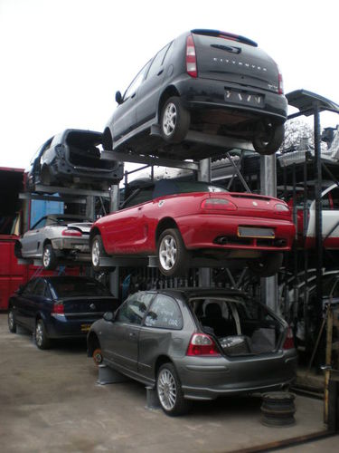 Cantilever rack system - Wickens - adjustable / for heavy loads / for scrap cars