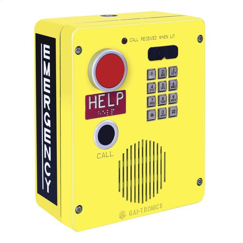 Emergency telephone - 394AL-004 - GAI-TRONICS - analog / weather-resistant / wall-mounted