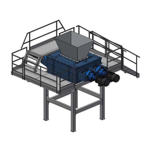 Double shaft shredder - TSCC1200 series - Eldan Recycling A/S - for waste