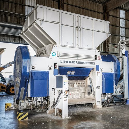 Energy-efficient shredder - JUPITER - Lindner Recyclingtech GmbH - primary / single shaft / solid & bulk waste