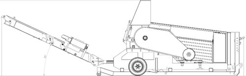 Secondary shredder - HEM 400 D - HAMMEL Recyclingtechnik GmbH - single shaft / metal / mobile