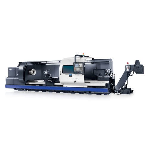 CNC turning center - MEGA-130 - Hwacheon - flatbed / 12 tools / 4 tools