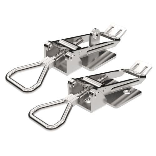 Zinc-coated steel draw latch - 5-330 - Industrilas - spring