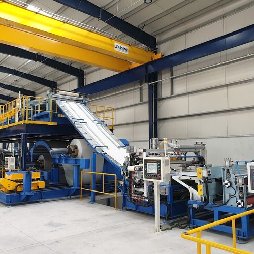 PUR sandwich panel production line - IKPU-RF-5R - IL KWANG METAL ...