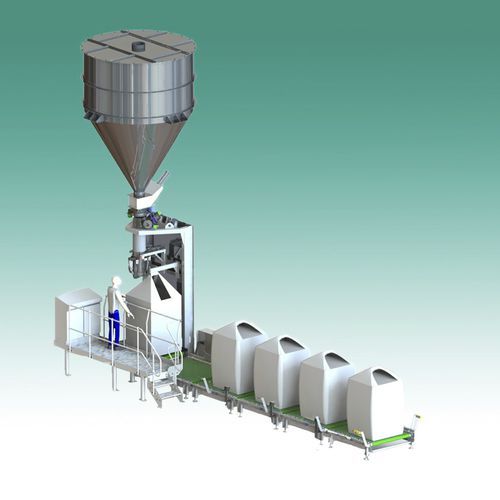 Automatic big-bag filling station - IBC-PW - Webster Griffin Ltd