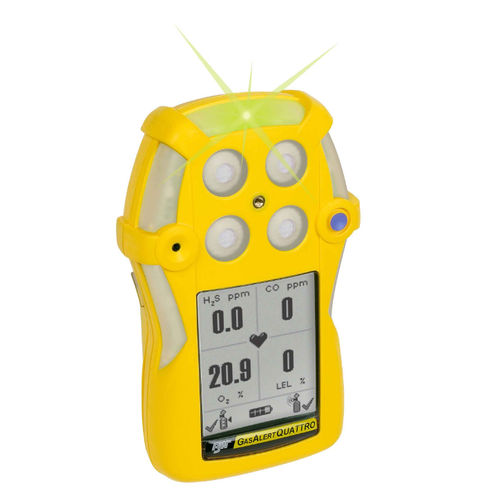 Multi-gas detector - GasAlertQuattro - Honeywell analytics - CO / H2S / portable