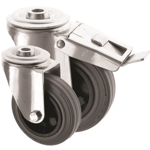Swivel caster - 4000 series - ROSS HANDLING LTD - rod / for medium loads / with pneumatic tire