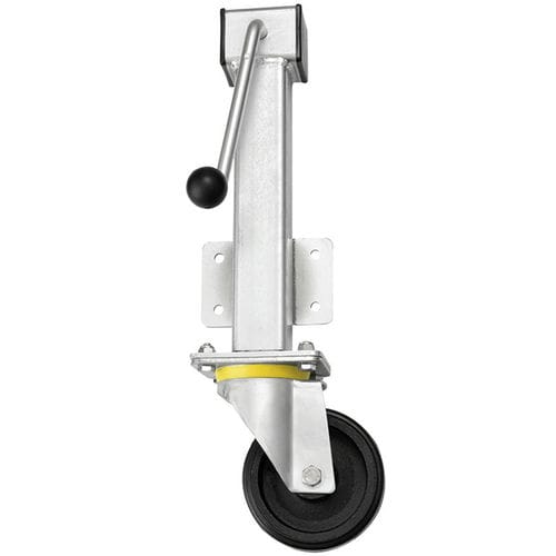 Swivel caster - RH series - ROSS HANDLING LTD - rod / adjustable-height / rubber