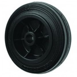 Wheel with pneumatic tire - PV series - ROSS HANDLING LTD - black rubber / handling / injection-molded