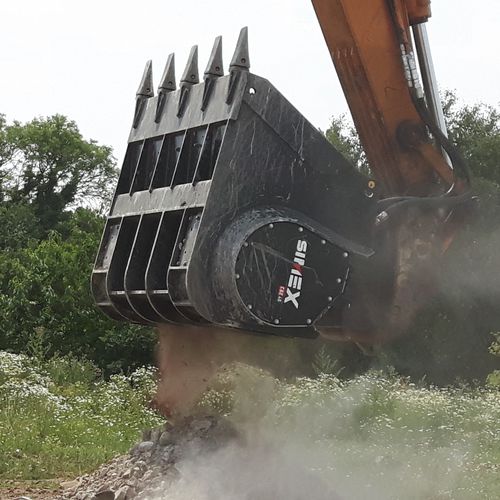 Crusher bucket - CBE 40 - Simex S.r.l - for excavators