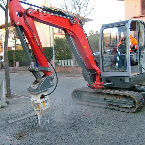 Excavator hydraulic milling cutter - TF 200 - Simex S.r.l - rotary
