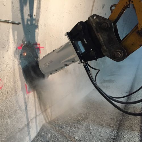 Excavator hydraulic milling cutter - TFV 400 - Simex S.r.l