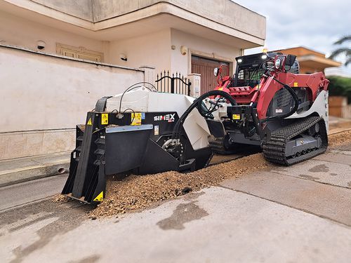 Floor saw - RWA 700 - Simex S.r.l - vertical / for concrete / compact