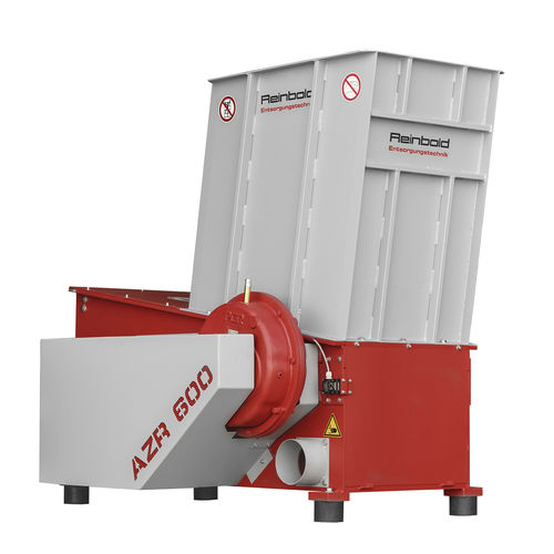 Wood shredder - AZR series - Reinbold Entsorgungstechnik - single shaft / compact
