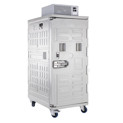 Polypropylene crate - KOALA 1000 EUROPALLET - Melform Bonetto group - polyethylene / galvanised steel / transport