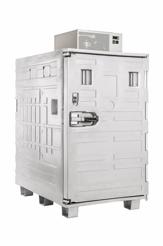 Refrigerated crate - KOALA 1300 EUROPALLET - Melform Bonetto group - polypropylene / polyethylene / galvanised steel