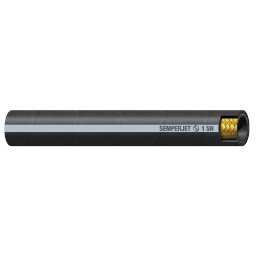 Hot water hose - SEMPERJET 1 SN - Semperflex - for cold water / synthetic rubber / high-pressure