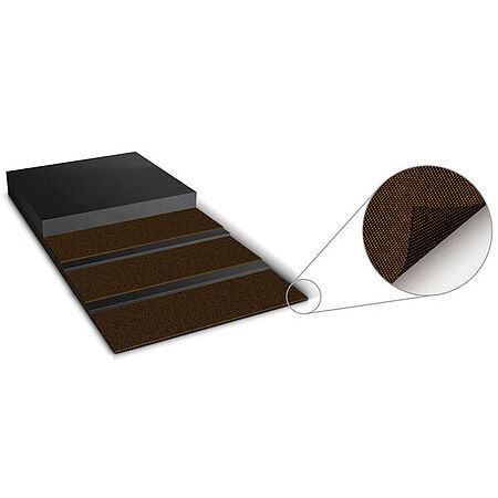 Plate conveyor belt - Transglis - Sempertrans - flexible / polyester / polyamide