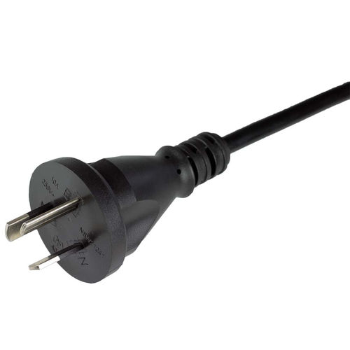 3-pole electrical plug - A01 Australien/Australia - Müller Plastik GmbH - low-voltage / with earthing contact