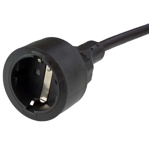 2-pole electrical socket - K03 - Müller Plastik GmbH - Schuko type / low-voltage / CEE