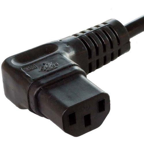 Socket connector - K7A-1W C13 - Müller Plastik GmbH - electrical power supply / DIN / right-angle