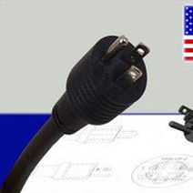 NEMA electrical plug - M09US-Z - Müller Plastik GmbH - 3-pole / automotive
