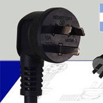3-pole electrical plug - M09ARG - Müller Plastik GmbH - IEC / automotive