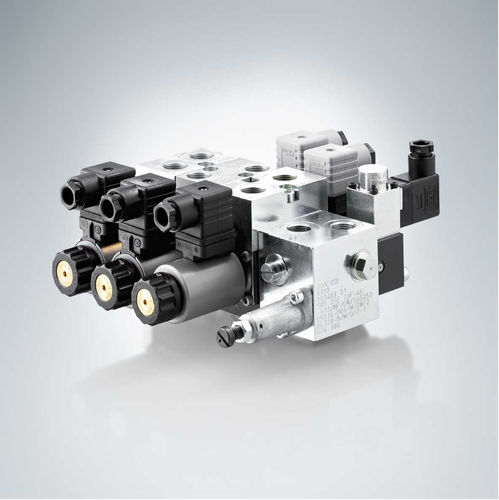 Spool hydraulic directional control valve - SWS  - HAWE Hydraulik SE - solenoid-operated / compact / proportional