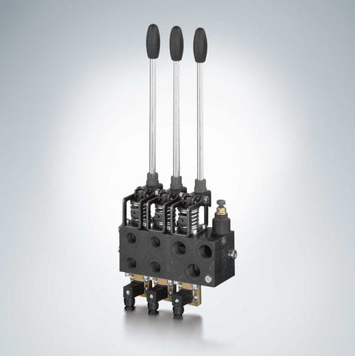 Spool hydraulic directional control valve - DL series - HAWE Hydraulik SE - manual / compact