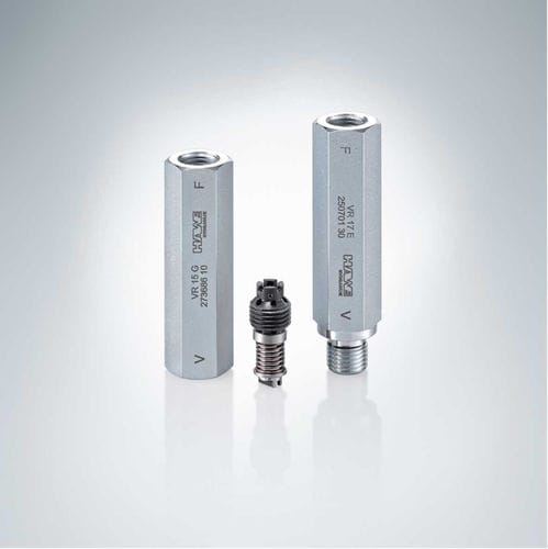 Hydraulically-operated valve - VR series - HAWE Hydraulik SE - for control / screw-in / in-line