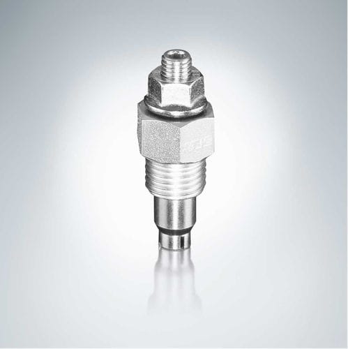 Cartridge check valve - CQ series - HAWE Hydraulik SE - threaded / throttle / precision