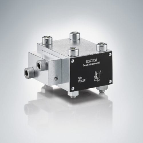 Piston valve - VD series - HAWE Hydraulik SE - hydraulically-operated / adjustment / pressure-reducing